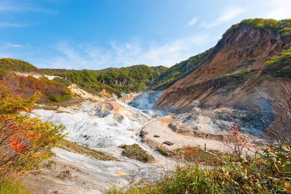 Jigokudani Conocido Inglés Como Hell Valley Fuente Aguas Termales Para — Foto de Stock