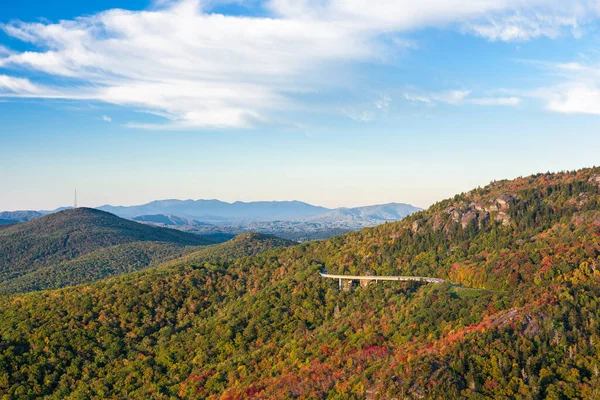 Linn Cove Viaduct Grandfather Mountain Carolina Del Norte Estados Unidos — Foto de Stock