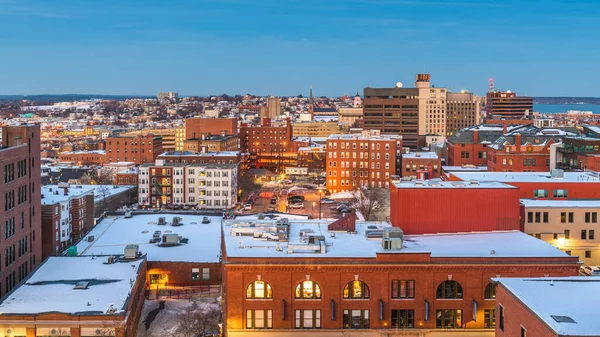 Portland Maine Usa Downtown Skyline — Stock Photo, Image