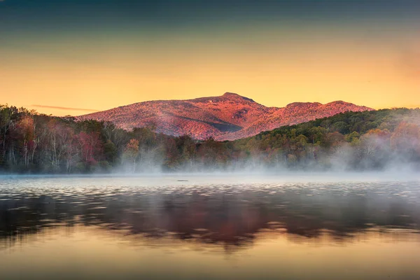Großvater Mountain North Carolina Usa Price Lake Herbst — Stockfoto
