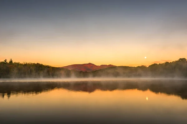 Großvater Mountain North Carolina Usa Price Lake Herbst — Stockfoto
