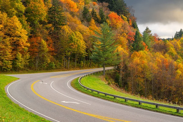 Smoky Mountains Tennessee Parkway Dos Eua Outono — Fotografia de Stock