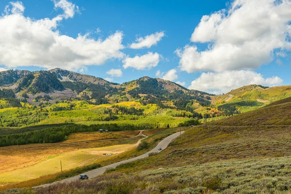 Park City Utah États Unis Route Panoramique Paysage Automne — Photo