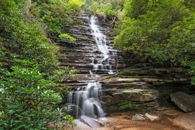 Panther Falls, Rabun County, Georgia Tallulah Nehri 'nde..
