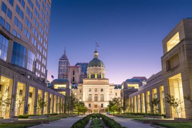 Indiana Eyalet Kongre Binası Indianapolis, Indiana, ABD.