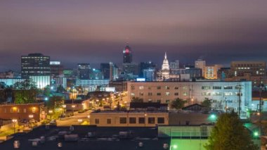 Lansing, Michigan, ABD şehir merkezi zaman aşımı.