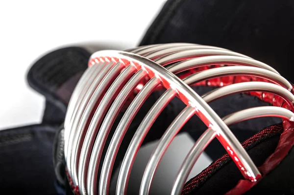 保護用のヘルメット剣道剣道トレーニングのための — ストック写真