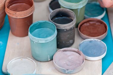 boyalar, açık yaratıcılık için kutular