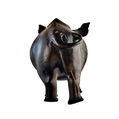 izole maun gergedan şekil