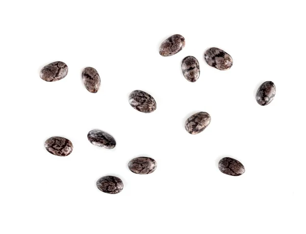 Chia Seeds Macro Isolated — Stock Photo, Image