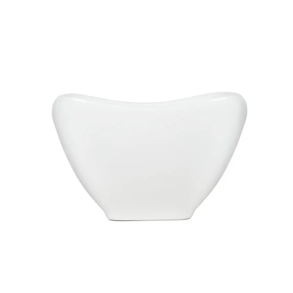White Plate Isolated White Background Dish Background Empty Plate Isolated — Stock Photo, Image