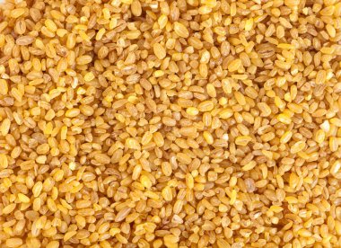 Bulgur tohum arka plan, üstten görünüm