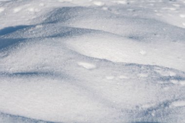 kar dokusu yakın çekim doğal