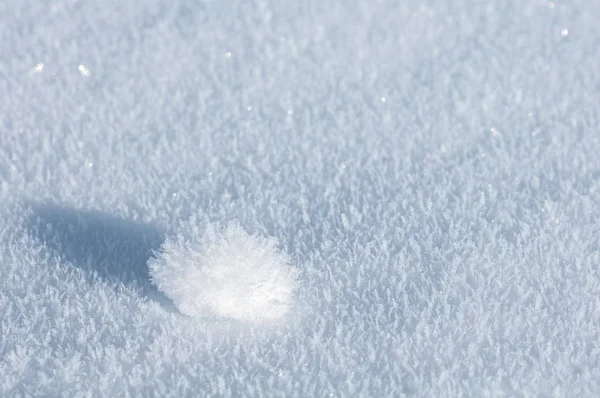 雪纹理特写自然 — 图库照片