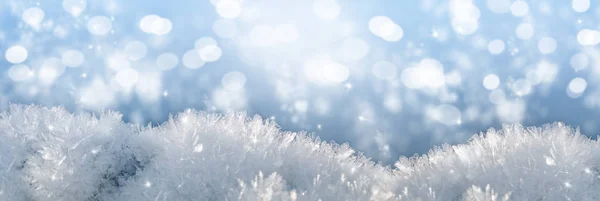 宏雪背景，节日气氛 — 图库照片