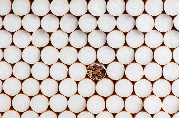 Fundo Filtro Cigarros Cigarro Com Tabaco Destaca Fundo Geral — Fotografia de Stock