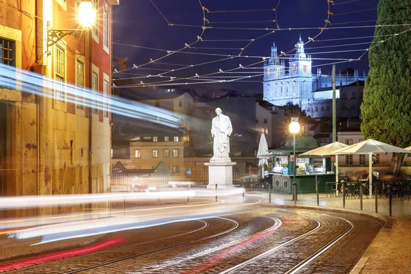 Statue of Saint Vincent, the patron saint of Lisbon — Stock Photo, Image