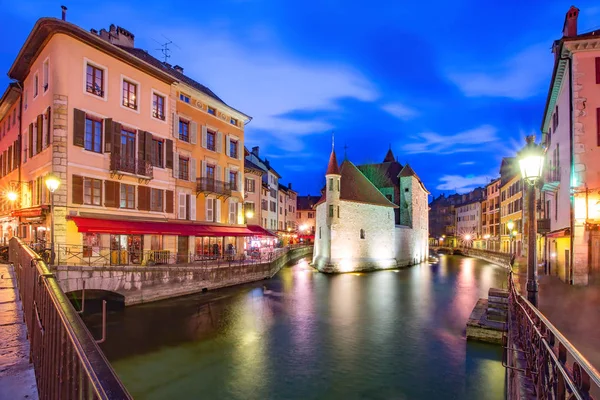 Annecy, nazývané Benátky Alp, Francie — Stock fotografie