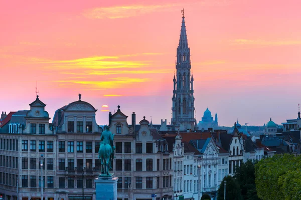 Bruxelles au coucher du soleil, Belgique, Bruxelles — Photo