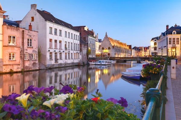 Staré město Gent, Belgie — Stock fotografie