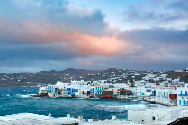 Lilla Venedig på ön Mykonos, Grekland — Stockfoto