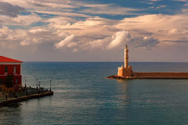 Παλιό λιμάνι, Χανιά, Κρήτη, Ελλάδα — Φωτογραφία Αρχείου