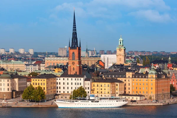 Panorama över Gamla Stan i Stockholm — Stockfoto