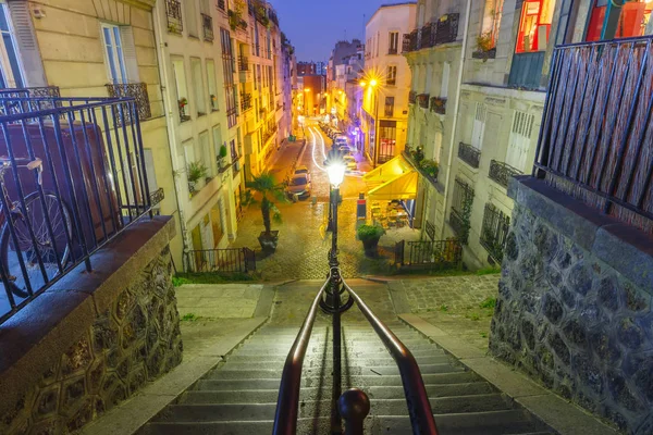 Montmartre treppe, paris, frankreich — Stockfoto