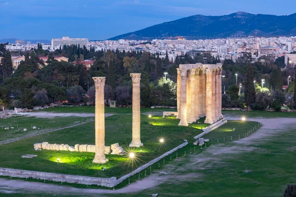 Вид на город с воздуха в Афинах, Греция — стоковое фото