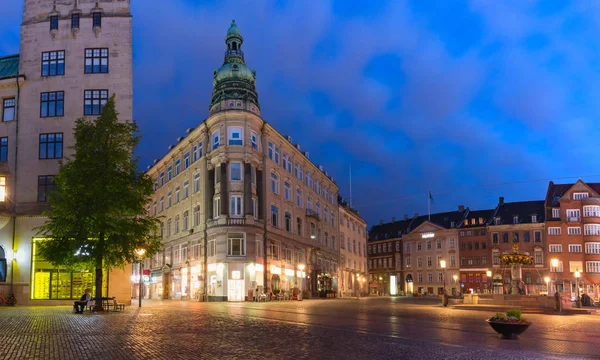 Gammeltorv o Mercato Vecchio, Copenaghen, Danimarca — Foto Stock