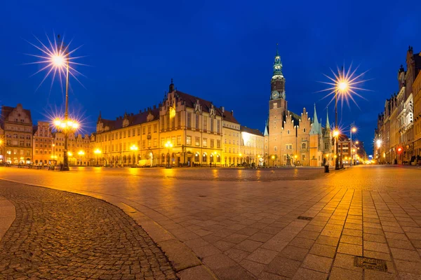 Wroclaw, 폴란드에서에 시청 — 스톡 사진