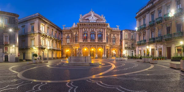 Teatro Massimo Bellini, Catania, Sicília, Itália — Fotografia de Stock