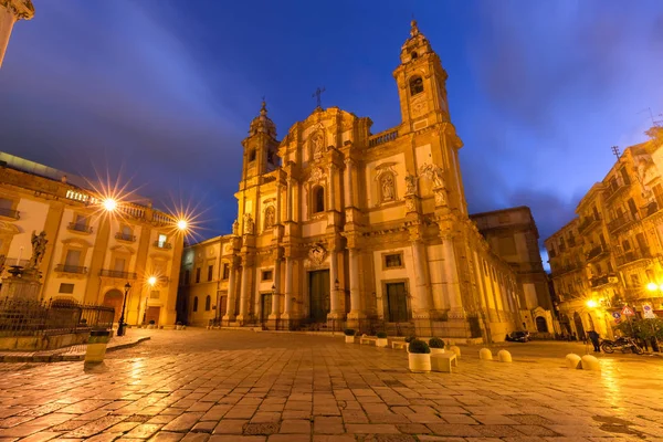 Piazza San Domenico, Palermo, Sicily, Italy — Stock Photo, Image