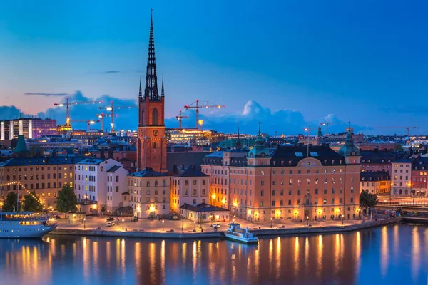 Gamla Stan в Стокгольме, Швеция — стоковое фото