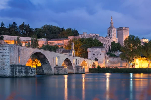 Διάσημη γέφυρα της Αβινιόν, Γαλλία — Φωτογραφία Αρχείου