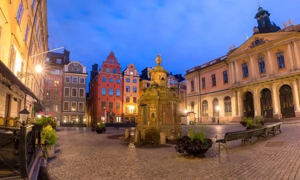 Stortorget square a Stoccolma, Svezia — Foto Stock