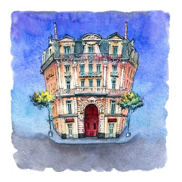 Typical Marseille House, Francja — Zdjęcie stockowe