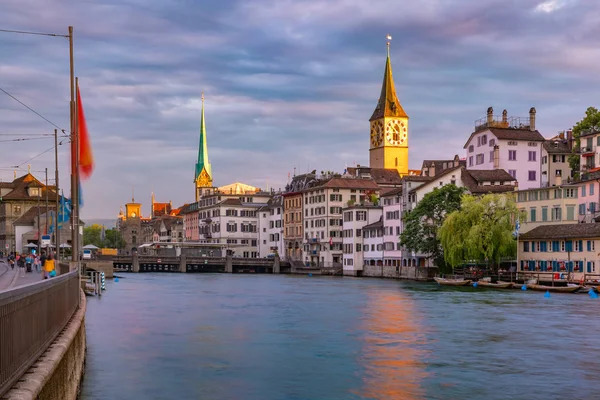 Zurigo, la città più grande della Svizzera — Foto Stock