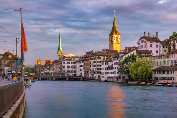 Zurich, the largest city in Switzerland — Stock Photo, Image