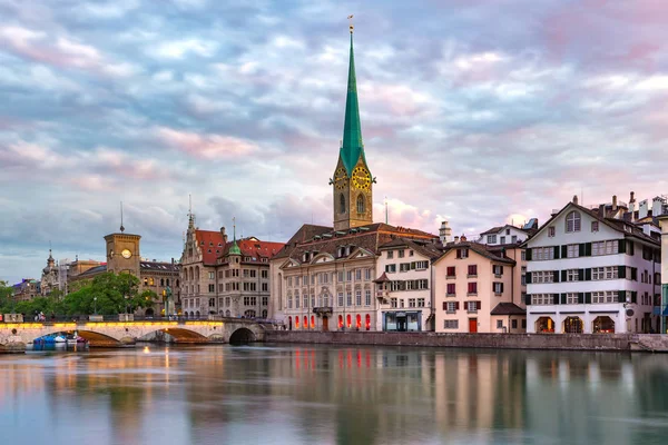 Zürich, die größte Stadt der Schweiz — Stockfoto