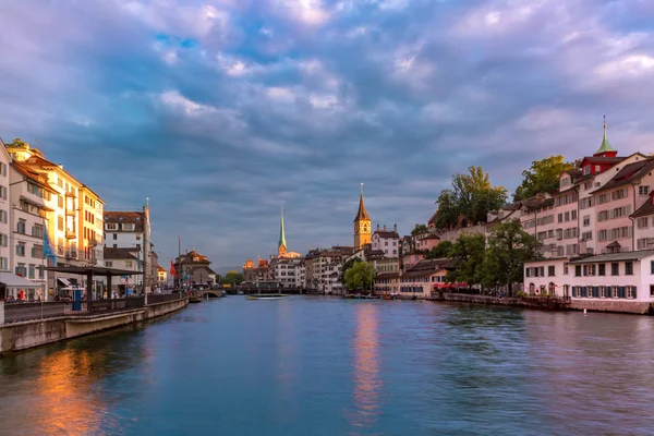 Zürich, den största staden i Schweiz — Stockfoto