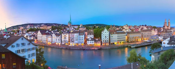 Цюрих, найбільше місто Швейцарії. — стокове фото