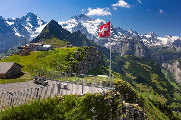 Mannlichen viewpoin, Svizzera — Foto Stock