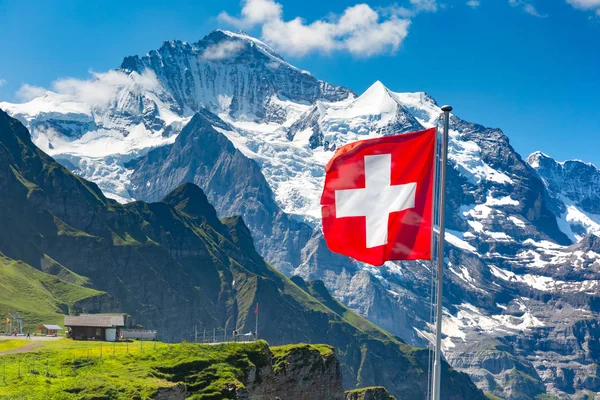 Mannlichenský názor, Švýcarsko — Stock fotografie