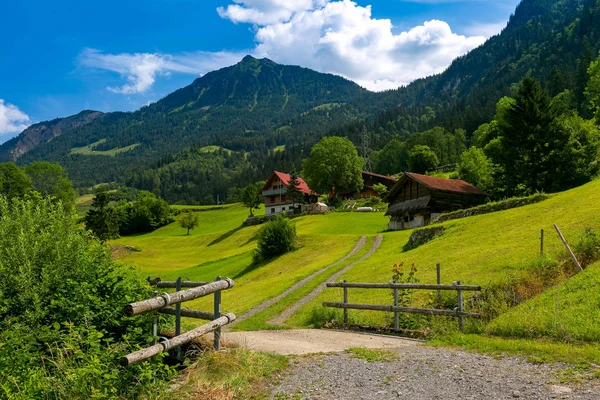 Swiss village Lungern, Switzerland — Stock Photo, Image