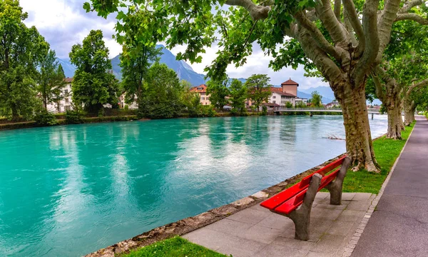 Ciudad Vieja de Interlaken, Suiza —  Fotos de Stock