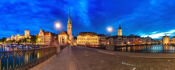 Zurych, największe miasto w Szwajcarii — Zdjęcie stockowe