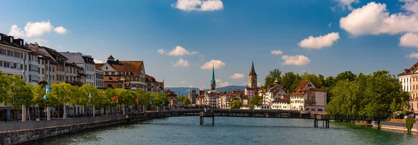 Zurich, kota terbesar di Swiss — Stok Foto