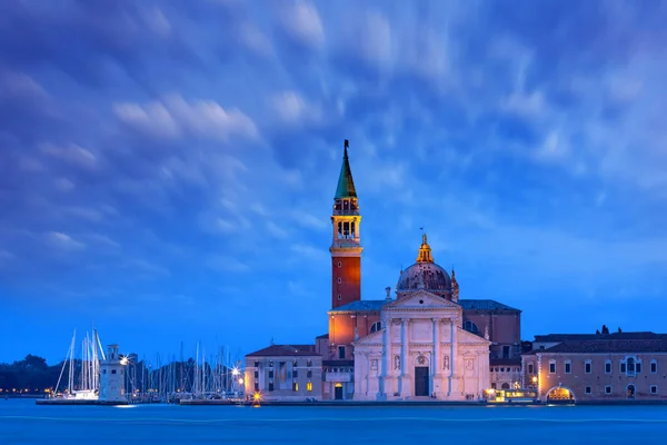 San Giorgio di Maggiore ao nascer do sol, Veneza, Itália — Fotografia de Stock