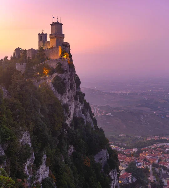 Guaita twierdzy w San Marino — Zdjęcie stockowe